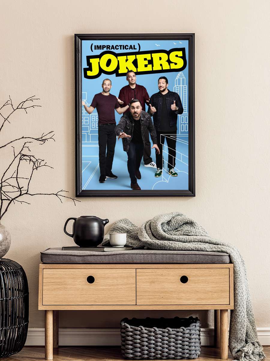 Impractical Jokers Dizi Tablo Siyah Çerçeveli Dizi Poster Duvar Tablo