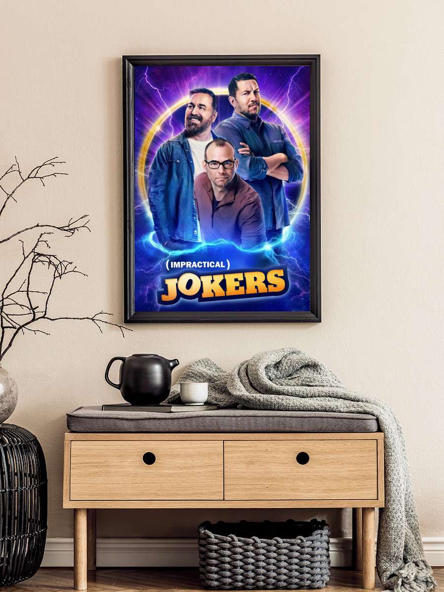 Impractical Jokers Dizi Tablo Siyah Çerçeveli Dizi Poster Duvar Tablo