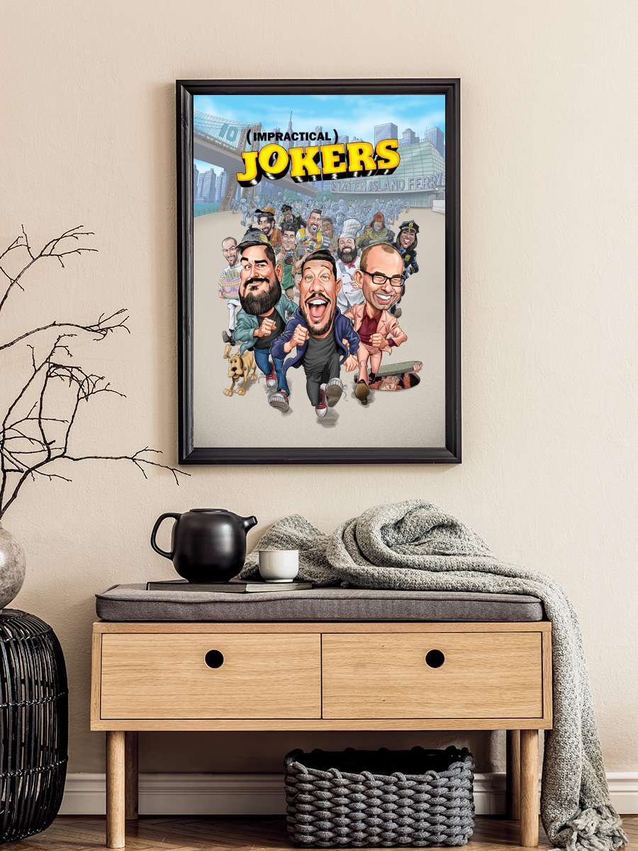 Impractical Jokers Dizi Tablo Siyah Çerçeveli Dizi Poster Duvar Tablo