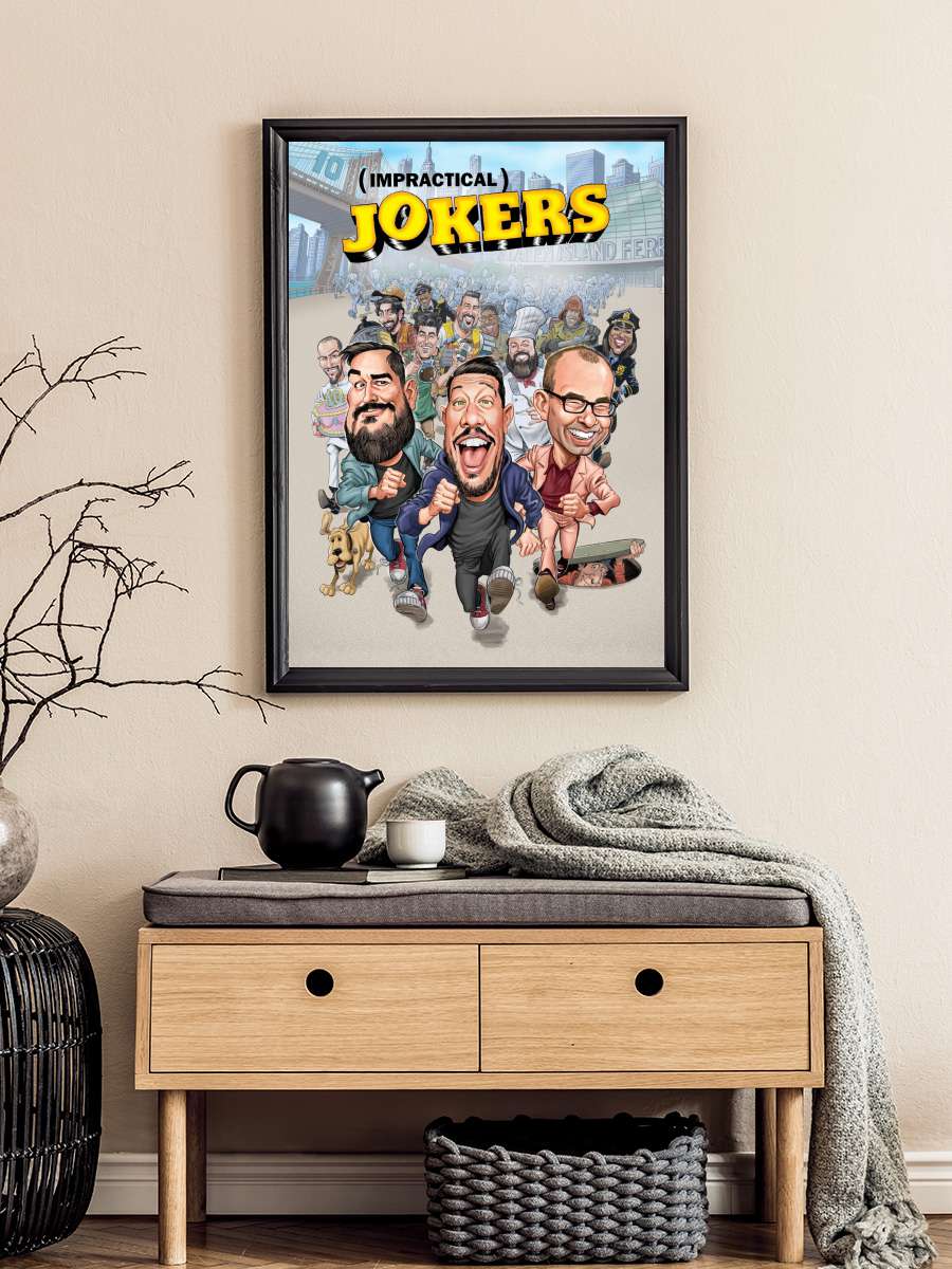 Impractical Jokers Dizi Tablo Siyah Çerçeveli Dizi Poster Duvar Tablo