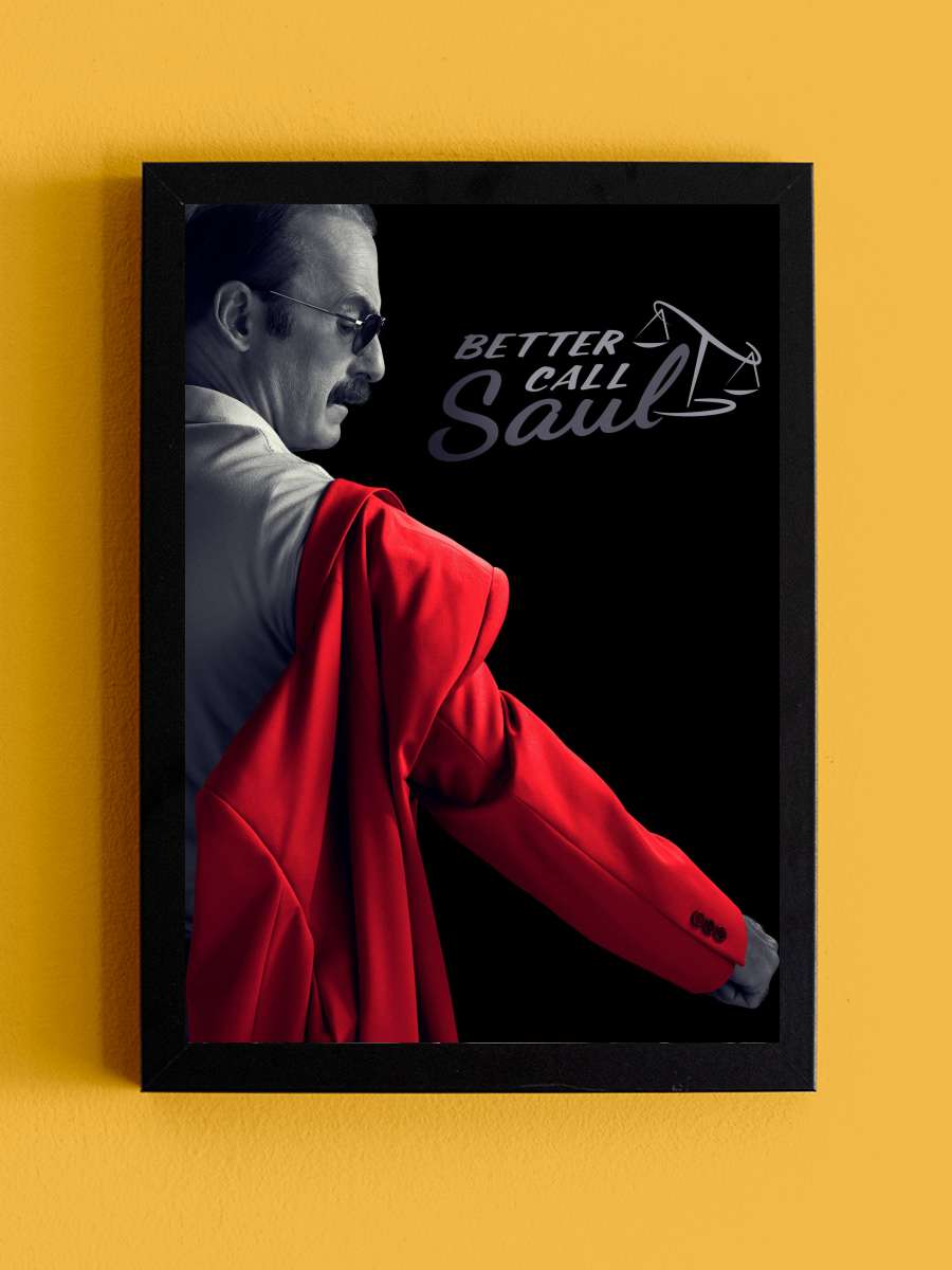 Better Call Saul Dizi Tablo Siyah Çerçeveli Dizi Poster Duvar Tablo