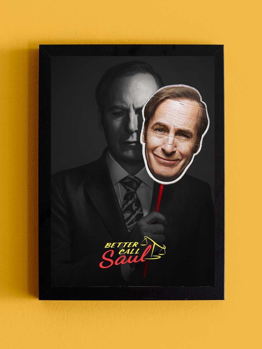 Better Call Saul Dizi Tablo Siyah Çerçeveli Dizi Poster Duvar Tablo