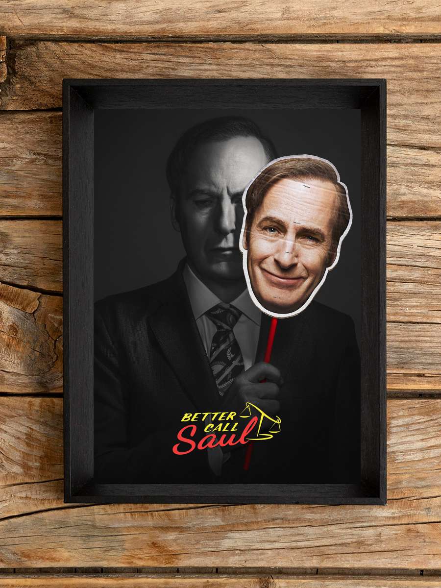 Better Call Saul Dizi Tablo Siyah Çerçeveli Dizi Poster Duvar Tablo