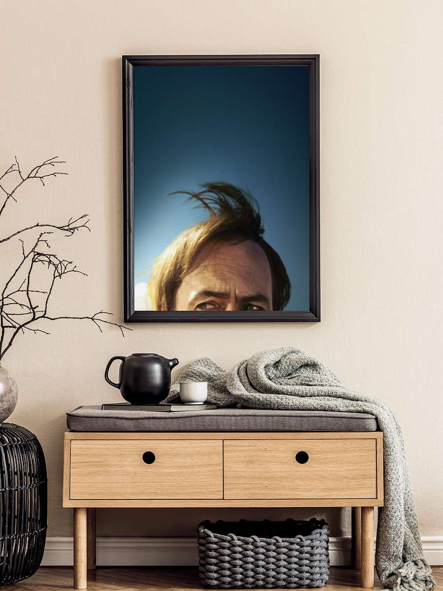 Better Call Saul Dizi Tablo Siyah Çerçeveli Dizi Poster Duvar Tablo