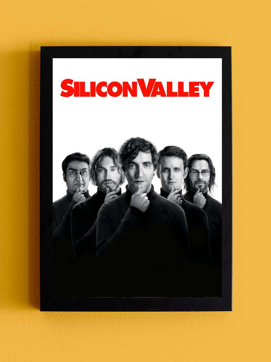 Silicon Valley Dizi Tablo Siyah Çerçeveli Dizi Poster Duvar Tablo