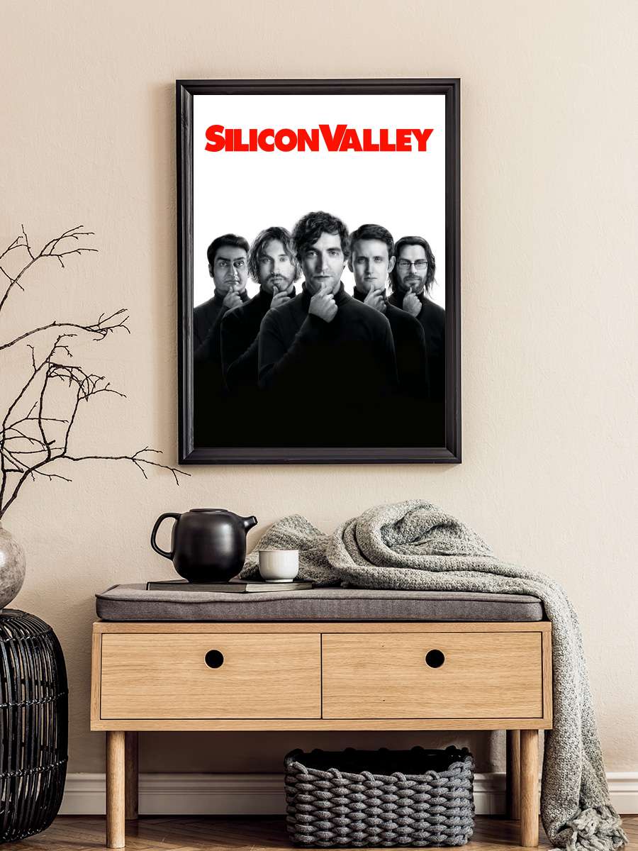 Silicon Valley Dizi Tablo Siyah Çerçeveli Dizi Poster Duvar Tablo