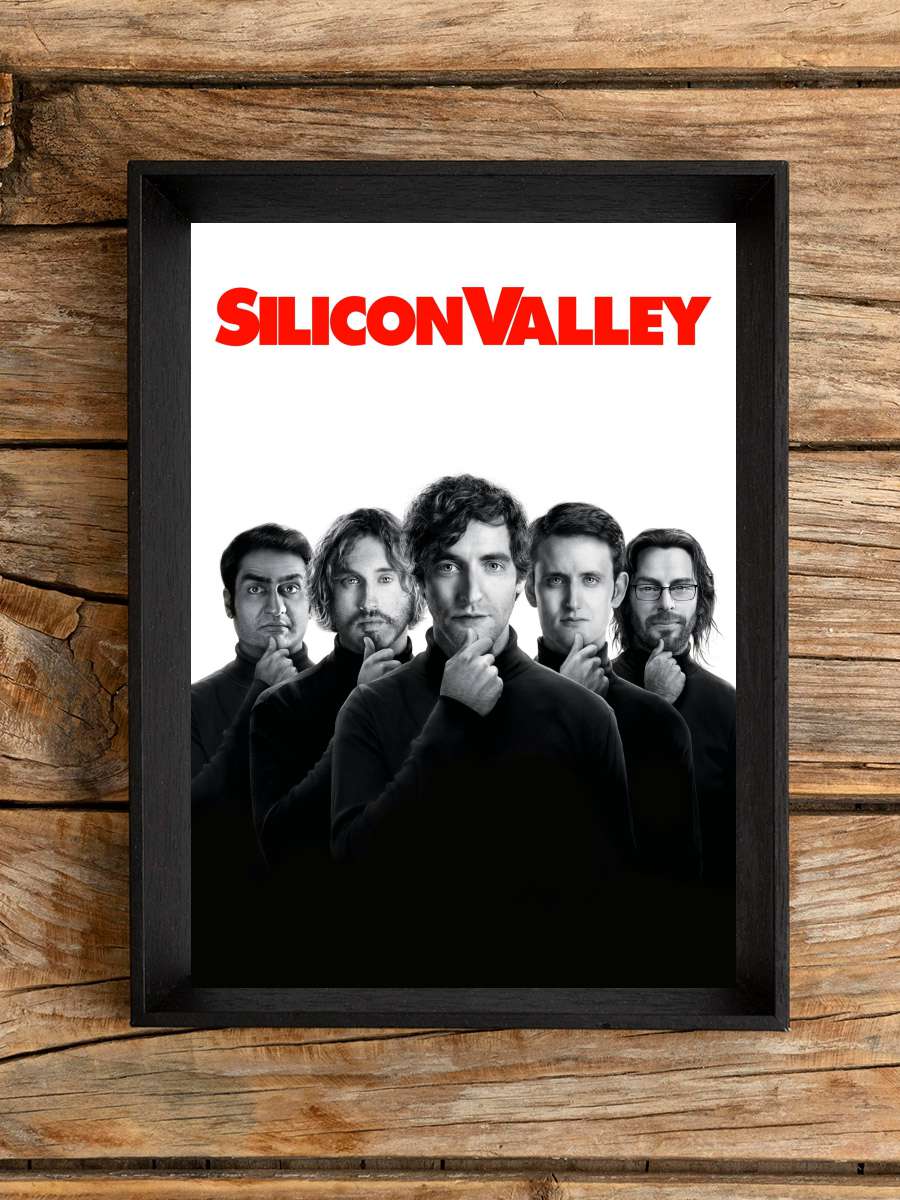 Silicon Valley Dizi Tablo Siyah Çerçeveli Dizi Poster Duvar Tablo