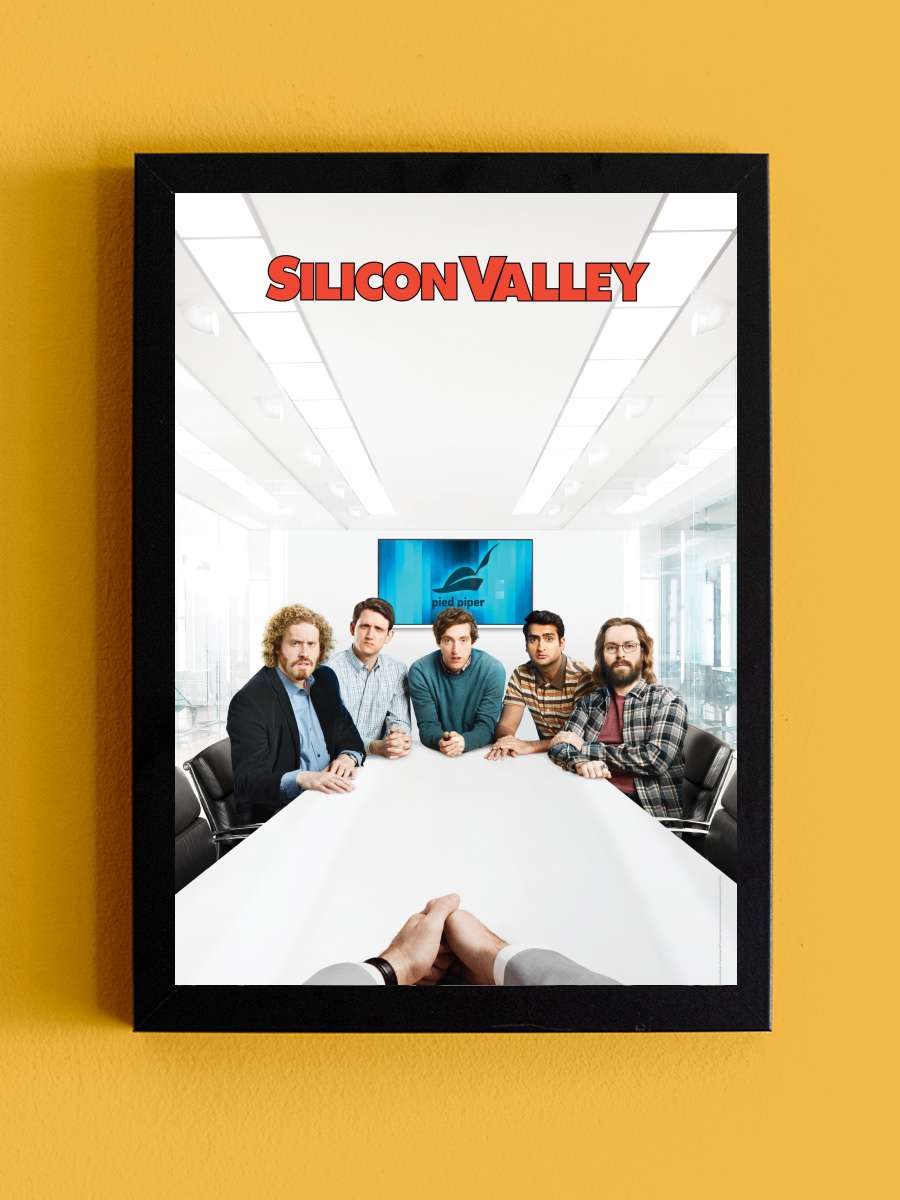 Silicon Valley Dizi Tablo Siyah Çerçeveli Dizi Poster Duvar Tablo