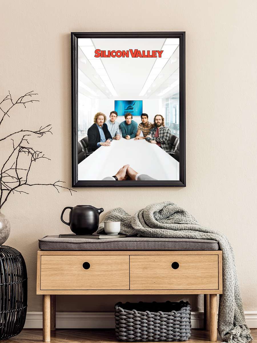 Silicon Valley Dizi Tablo Siyah Çerçeveli Dizi Poster Duvar Tablo