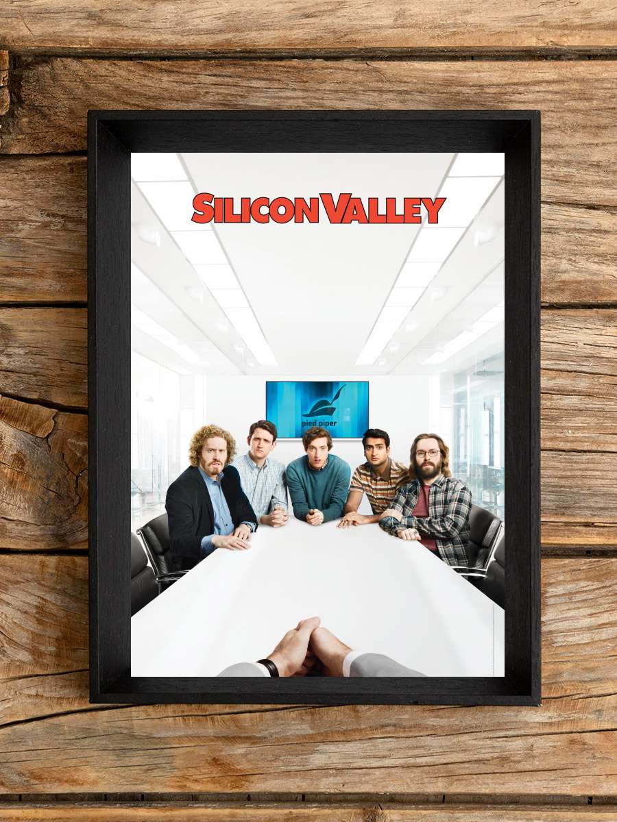 Silicon Valley Dizi Tablo Siyah Çerçeveli Dizi Poster Duvar Tablo