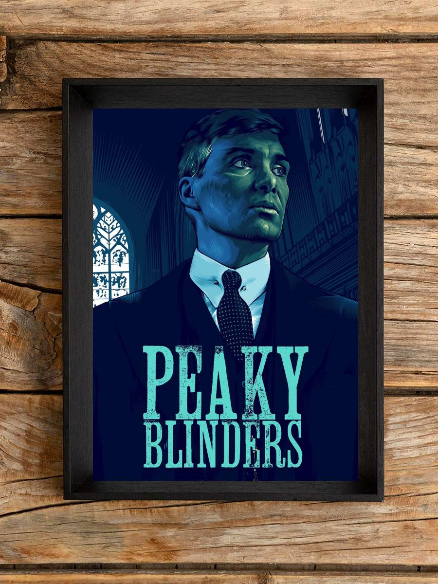 Peaky Blinders Dizi Tablo Siyah Çerçeveli Dizi Poster Duvar Tablo