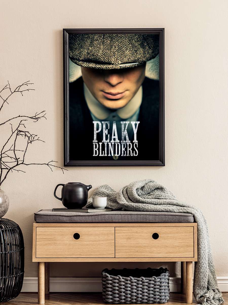 Peaky Blinders Dizi Tablo Siyah Çerçeveli Dizi Poster Duvar Tablo