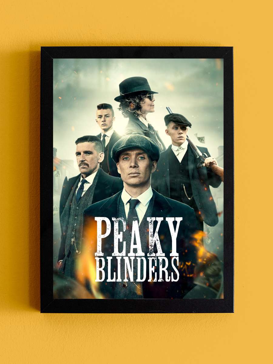 Peaky Blinders Dizi Tablo Siyah Çerçeveli Dizi Poster Duvar Tablo