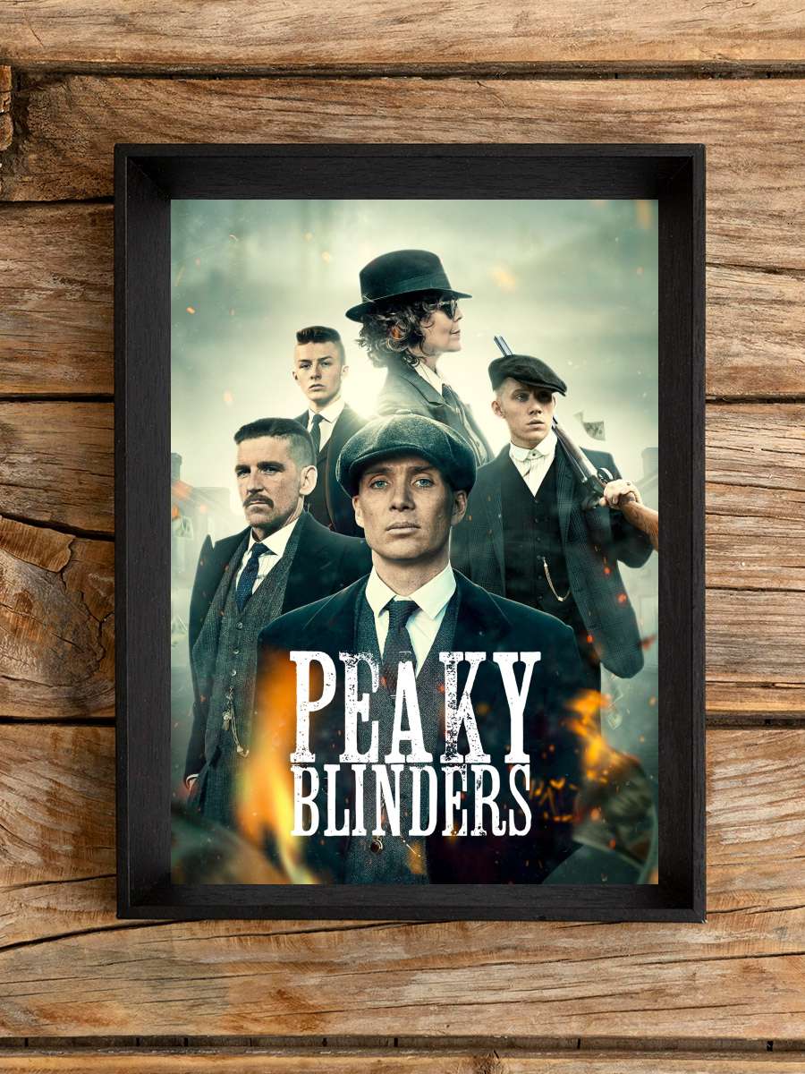 Peaky Blinders Dizi Tablo Siyah Çerçeveli Dizi Poster Duvar Tablo