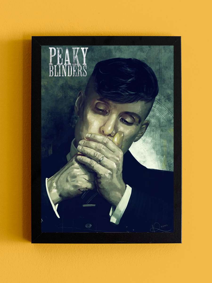 Peaky Blinders Dizi Tablo Siyah Çerçeveli Dizi Poster Duvar Tablo