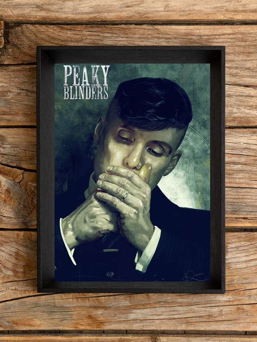 Peaky Blinders Dizi Tablo Siyah Çerçeveli Dizi Poster Duvar Tablo