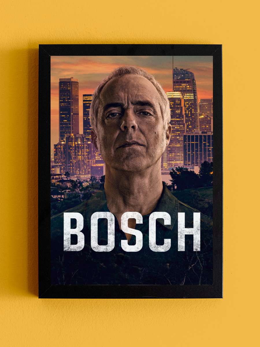 Bosch Dizi Tablo Siyah Çerçeveli Dizi Poster Duvar Tablo