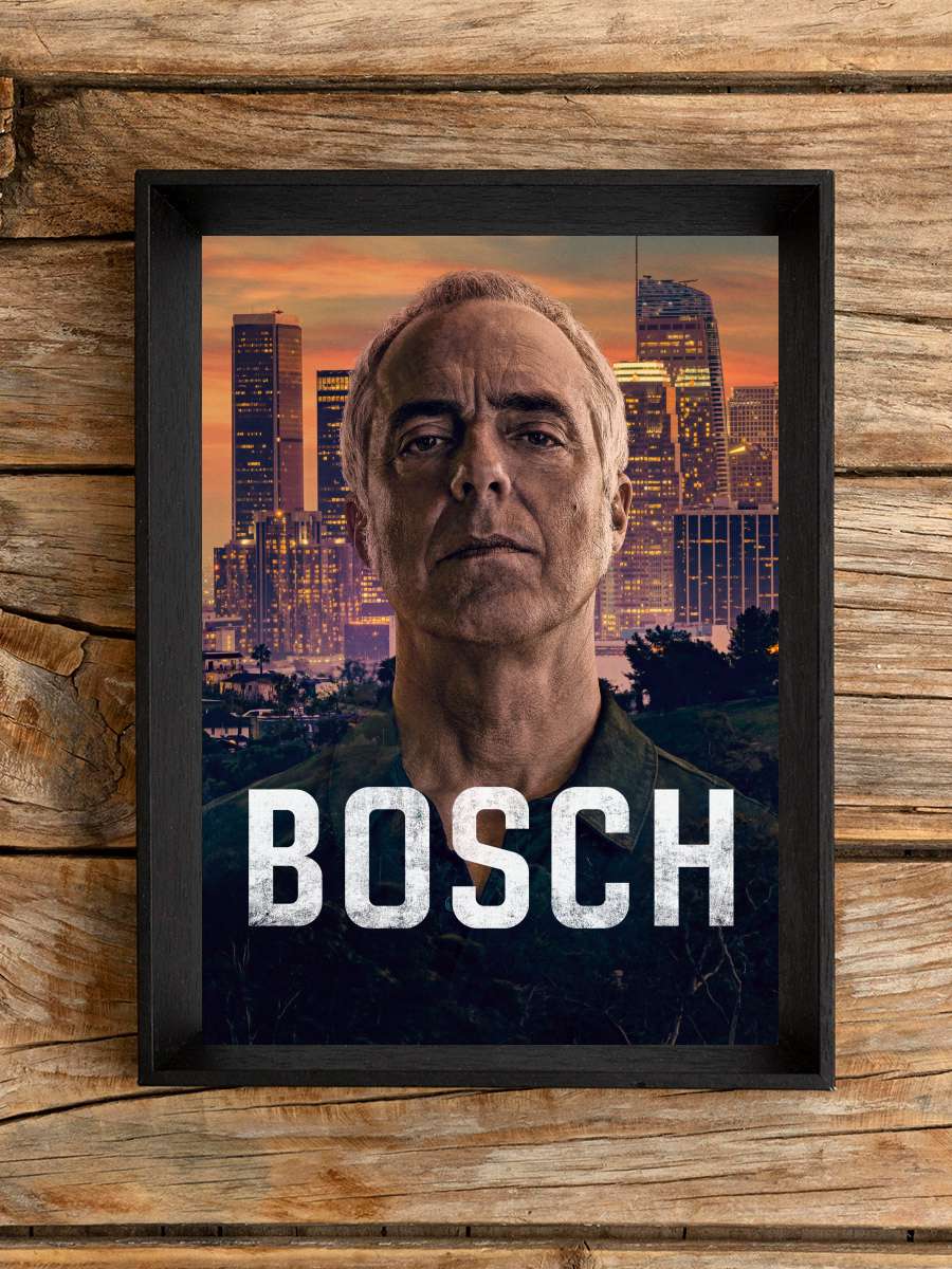 Bosch Dizi Tablo Siyah Çerçeveli Dizi Poster Duvar Tablo