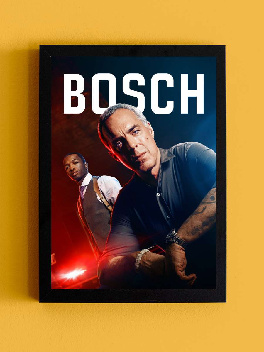 Bosch Dizi Tablo Siyah Çerçeveli Dizi Poster Duvar Tablo