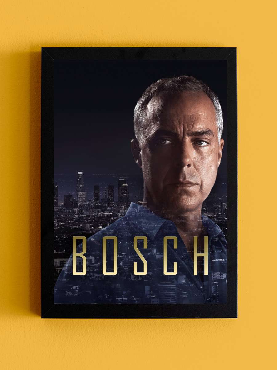 Bosch Dizi Tablo Siyah Çerçeveli Dizi Poster Duvar Tablo