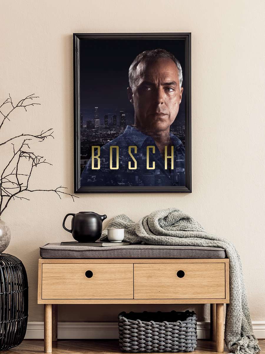 Bosch Dizi Tablo Siyah Çerçeveli Dizi Poster Duvar Tablo