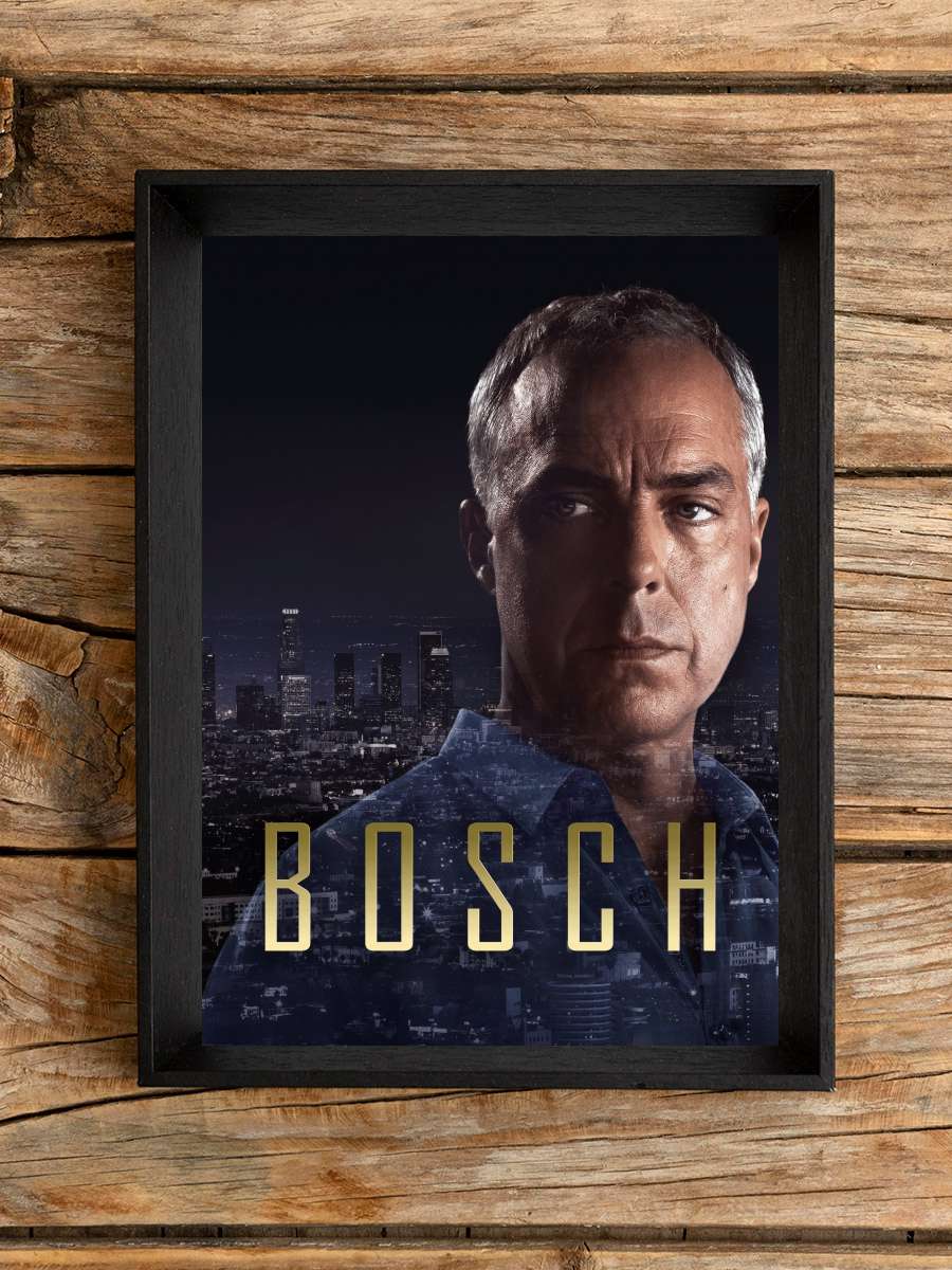 Bosch Dizi Tablo Siyah Çerçeveli Dizi Poster Duvar Tablo