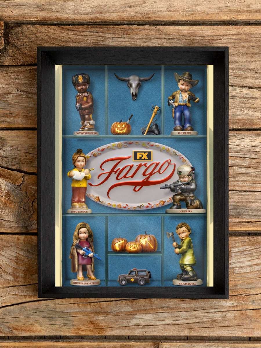 Fargo Dizi Tablo Siyah Çerçeveli Dizi Poster Duvar Tablo