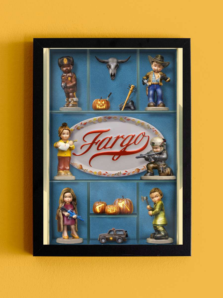 Fargo Dizi Tablo Siyah Çerçeveli Dizi Poster Duvar Tablo