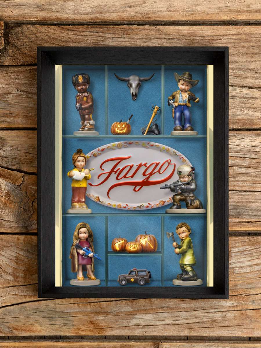 Fargo Dizi Tablo Siyah Çerçeveli Dizi Poster Duvar Tablo