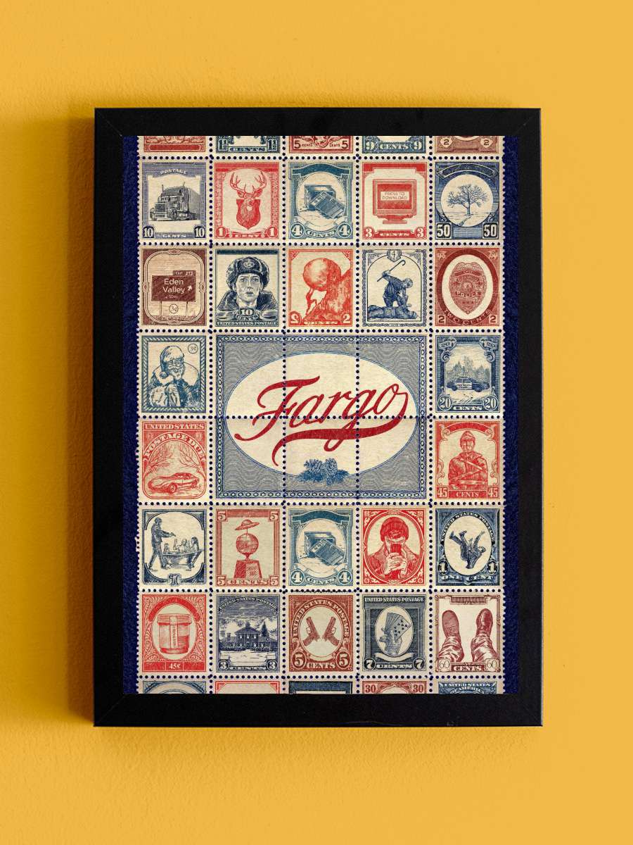 Fargo Dizi Tablo Siyah Çerçeveli Dizi Poster Duvar Tablo