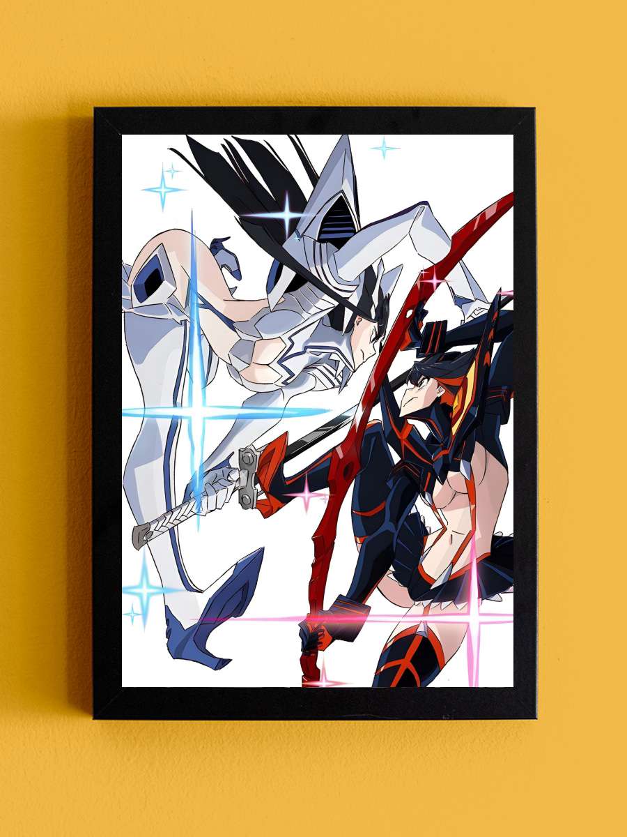 Kill la Kill - キルラキル Dizi Tablo Siyah Çerçeveli Dizi Poster Duvar Tablo