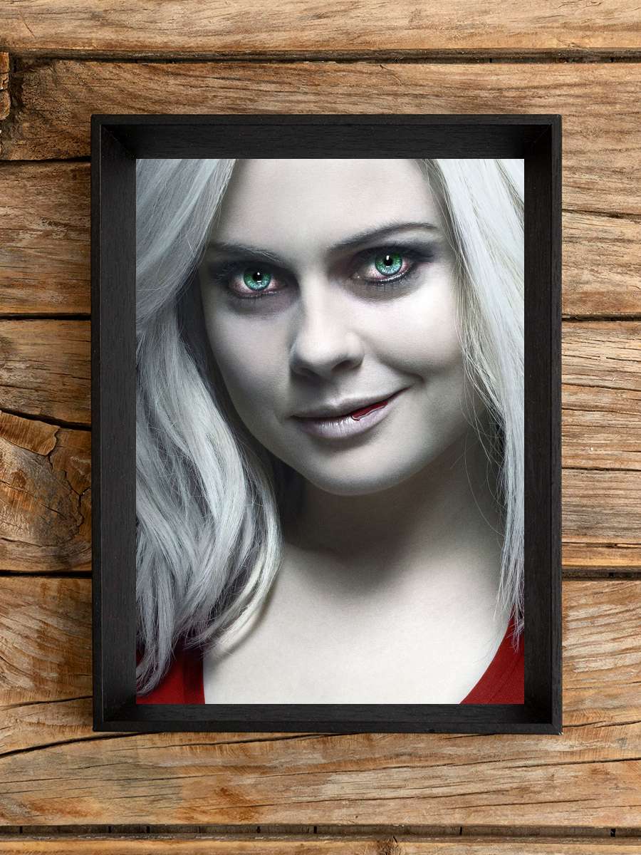 iZombie Dizi Tablo Siyah Çerçeveli Dizi Poster Duvar Tablo