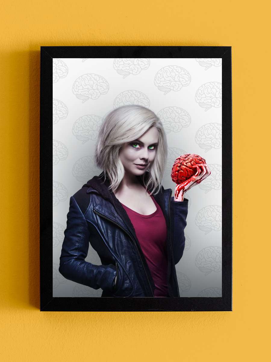 iZombie Dizi Tablo Siyah Çerçeveli Dizi Poster Duvar Tablo