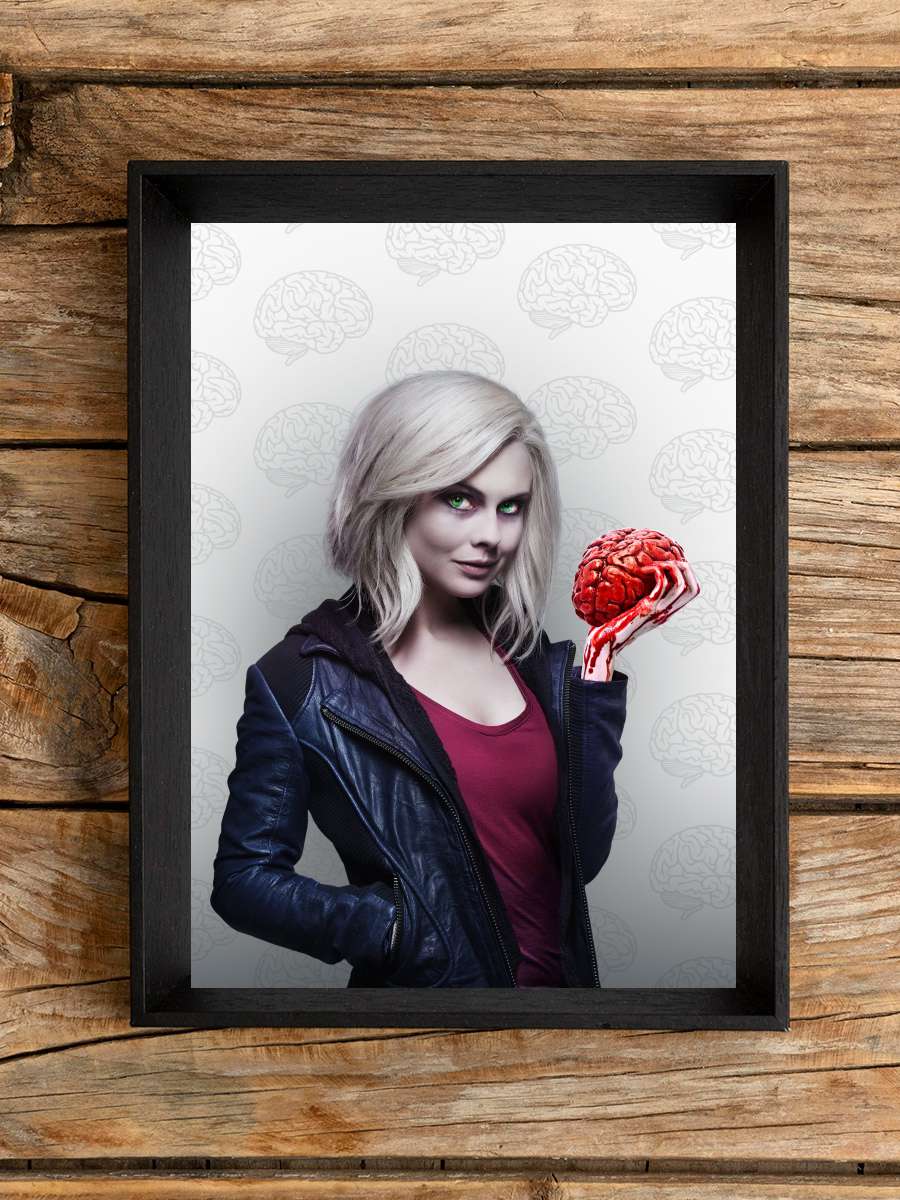 iZombie Dizi Tablo Siyah Çerçeveli Dizi Poster Duvar Tablo