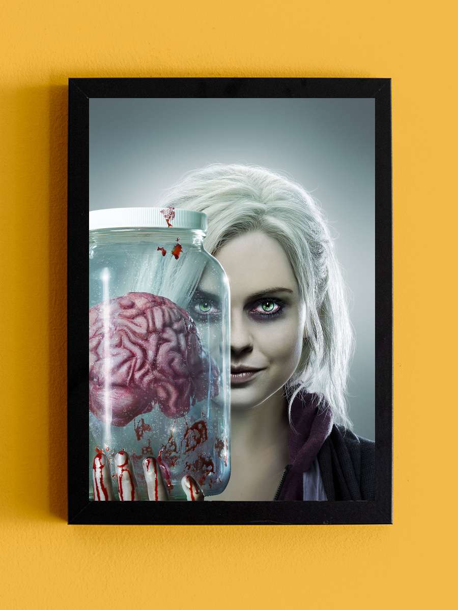 iZombie Dizi Tablo Siyah Çerçeveli Dizi Poster Duvar Tablo