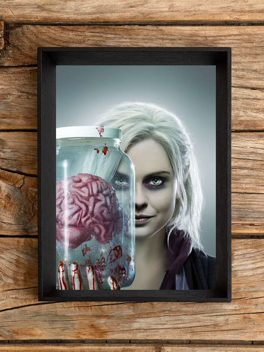 iZombie Dizi Tablo Siyah Çerçeveli Dizi Poster Duvar Tablo