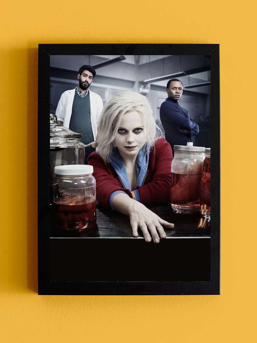 iZombie Dizi Tablo Siyah Çerçeveli Dizi Poster Duvar Tablo