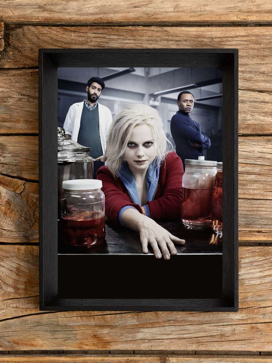 iZombie Dizi Tablo Siyah Çerçeveli Dizi Poster Duvar Tablo