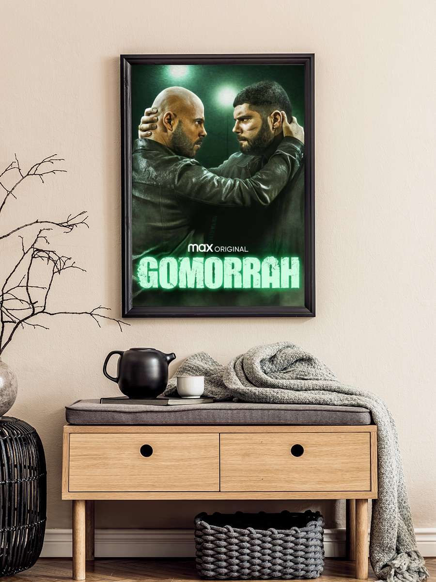 Gomorra - La serie Dizi Tablo Siyah Çerçeveli Dizi Poster Duvar Tablo