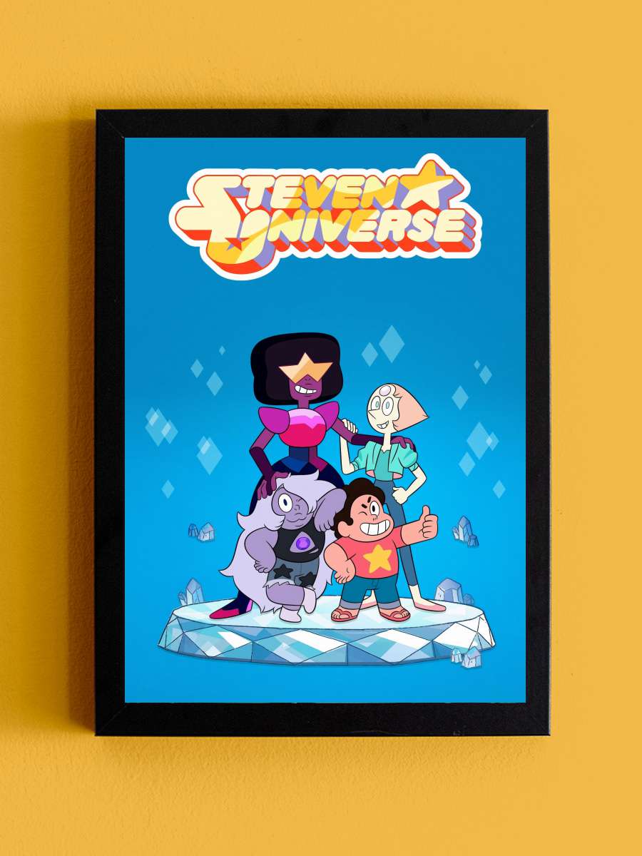 Steven Universe Dizi Tablo Siyah Çerçeveli Dizi Poster Duvar Tablo