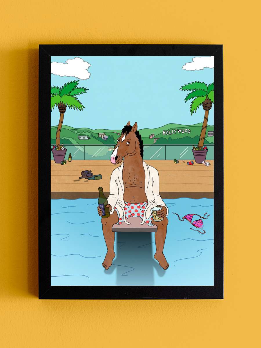 BoJack Horseman Dizi Tablo Siyah Çerçeveli Dizi Poster Duvar Tablo