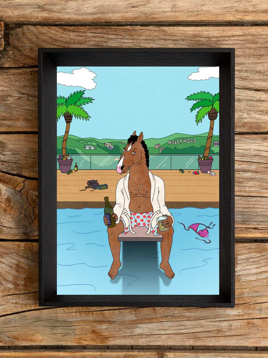 BoJack Horseman Dizi Tablo Siyah Çerçeveli Dizi Poster Duvar Tablo