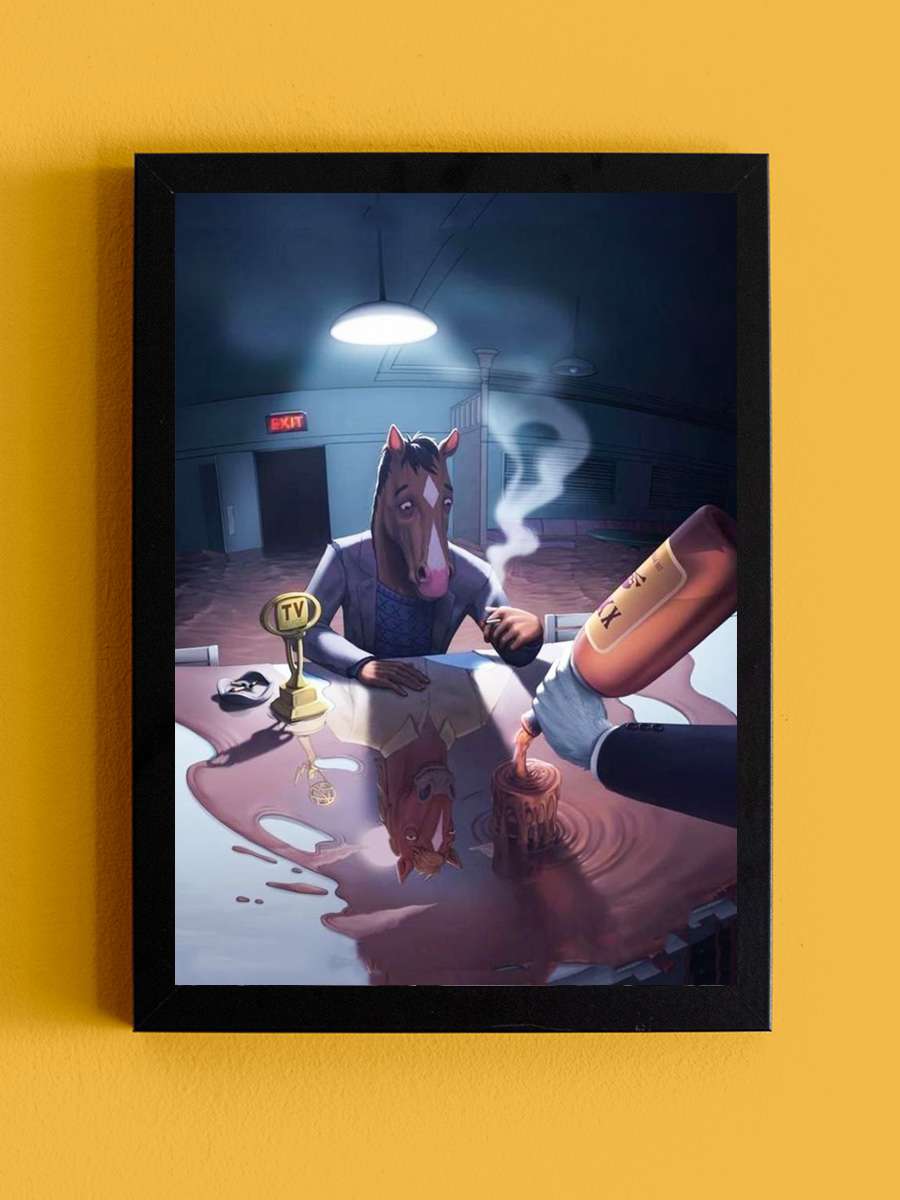 BoJack Horseman Dizi Tablo Siyah Çerçeveli Dizi Poster Duvar Tablo