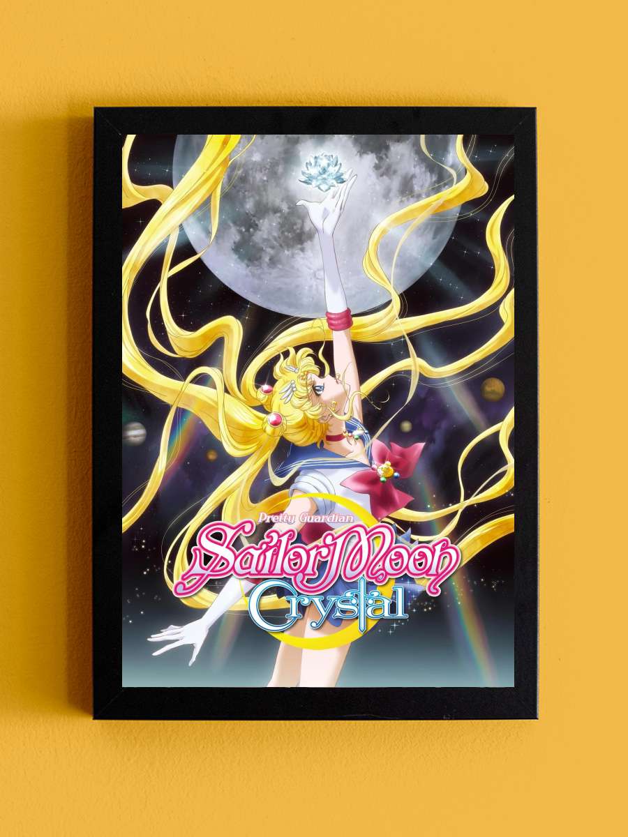 Ay Savaşçısı Kristali ./ Güzellik Savaşçısı Ay Savaşçısı Kristali ./ Sailor Moon Crystal - 美少女戦士セーラームーンクリスタル Dizi Tablo Siyah Çerçeveli Dizi Poster Duvar Tablo