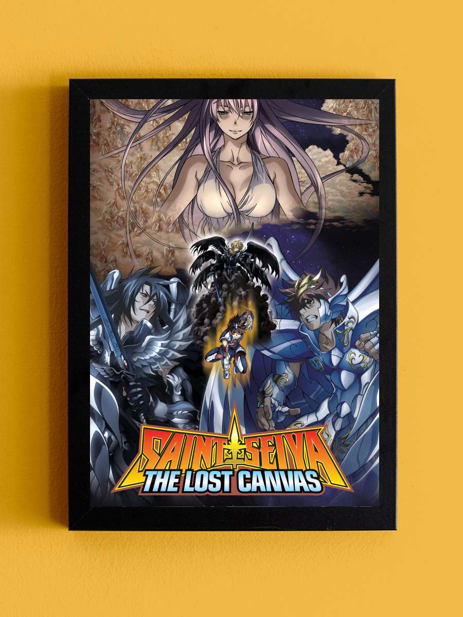 Saint Seiya: The Lost Canvas - 聖闘士星矢 THE LOST CANVAS 冥王神話 Dizi Tablo Siyah Çerçeveli Dizi Poster Duvar Tablo