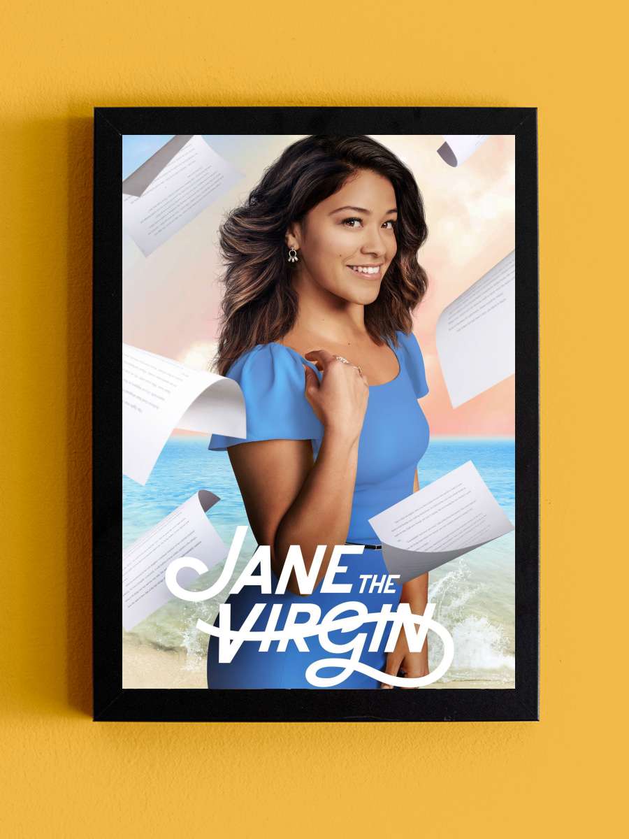 Jane the Virgin Dizi Tablo Siyah Çerçeveli Dizi Poster Duvar Tablo