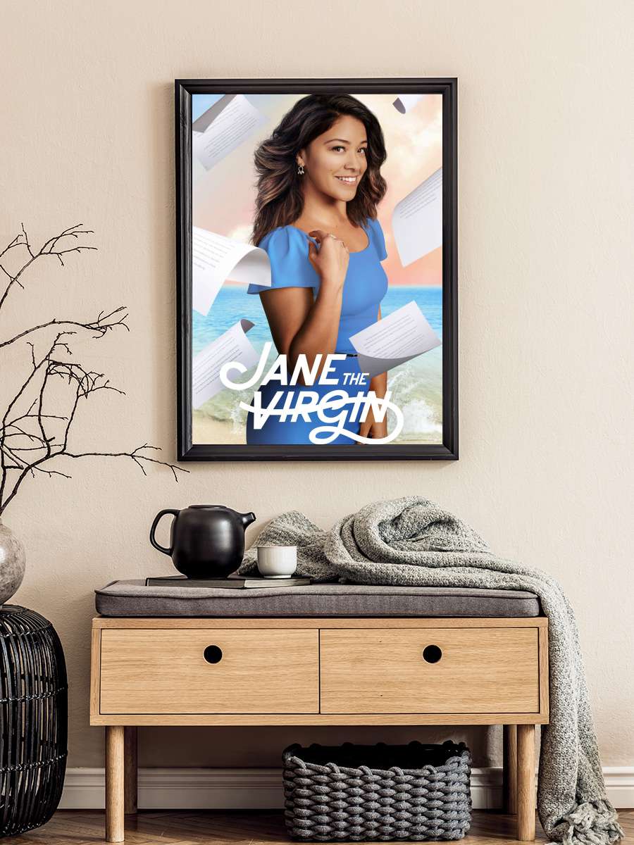 Jane the Virgin Dizi Tablo Siyah Çerçeveli Dizi Poster Duvar Tablo