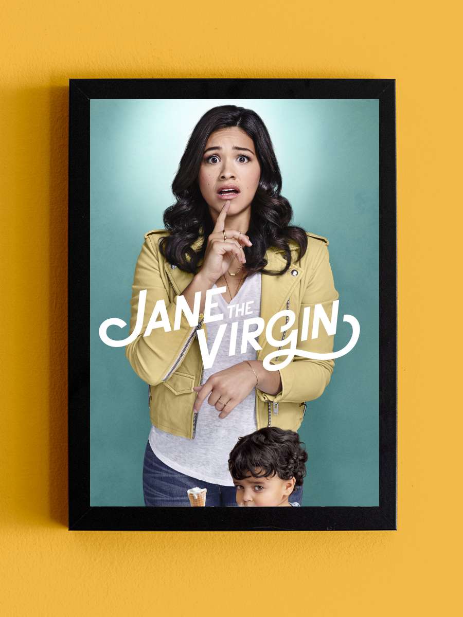 Jane the Virgin Dizi Tablo Siyah Çerçeveli Dizi Poster Duvar Tablo