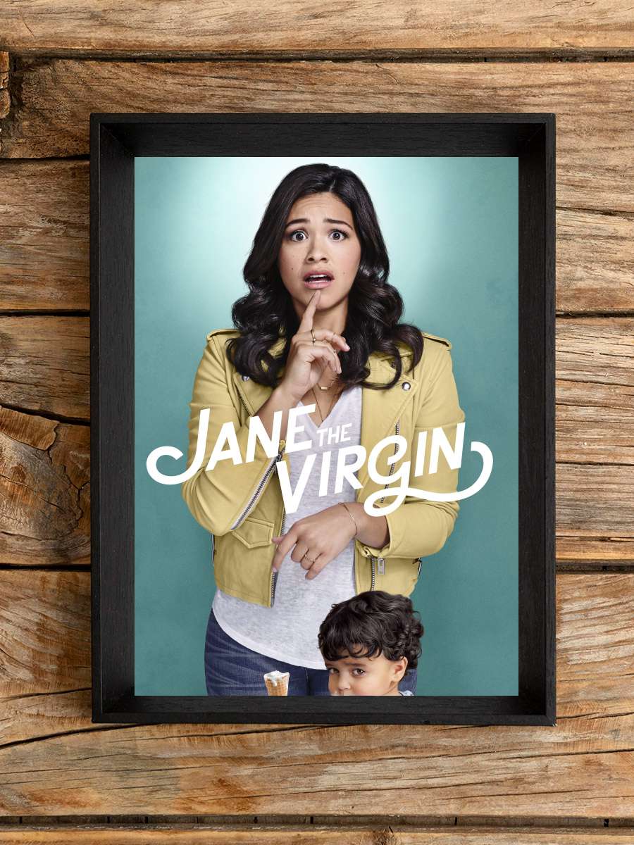 Jane the Virgin Dizi Tablo Siyah Çerçeveli Dizi Poster Duvar Tablo