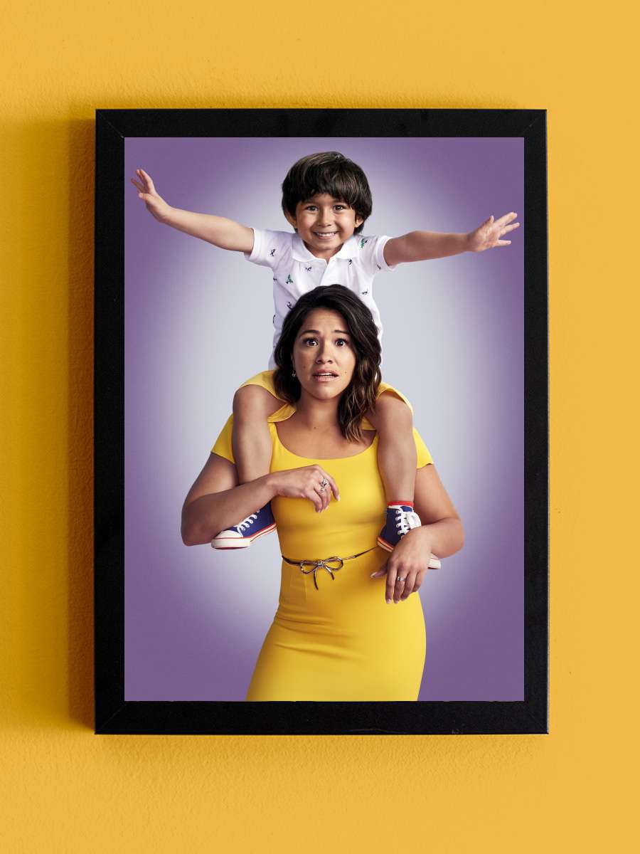 Jane the Virgin Dizi Tablo Siyah Çerçeveli Dizi Poster Duvar Tablo